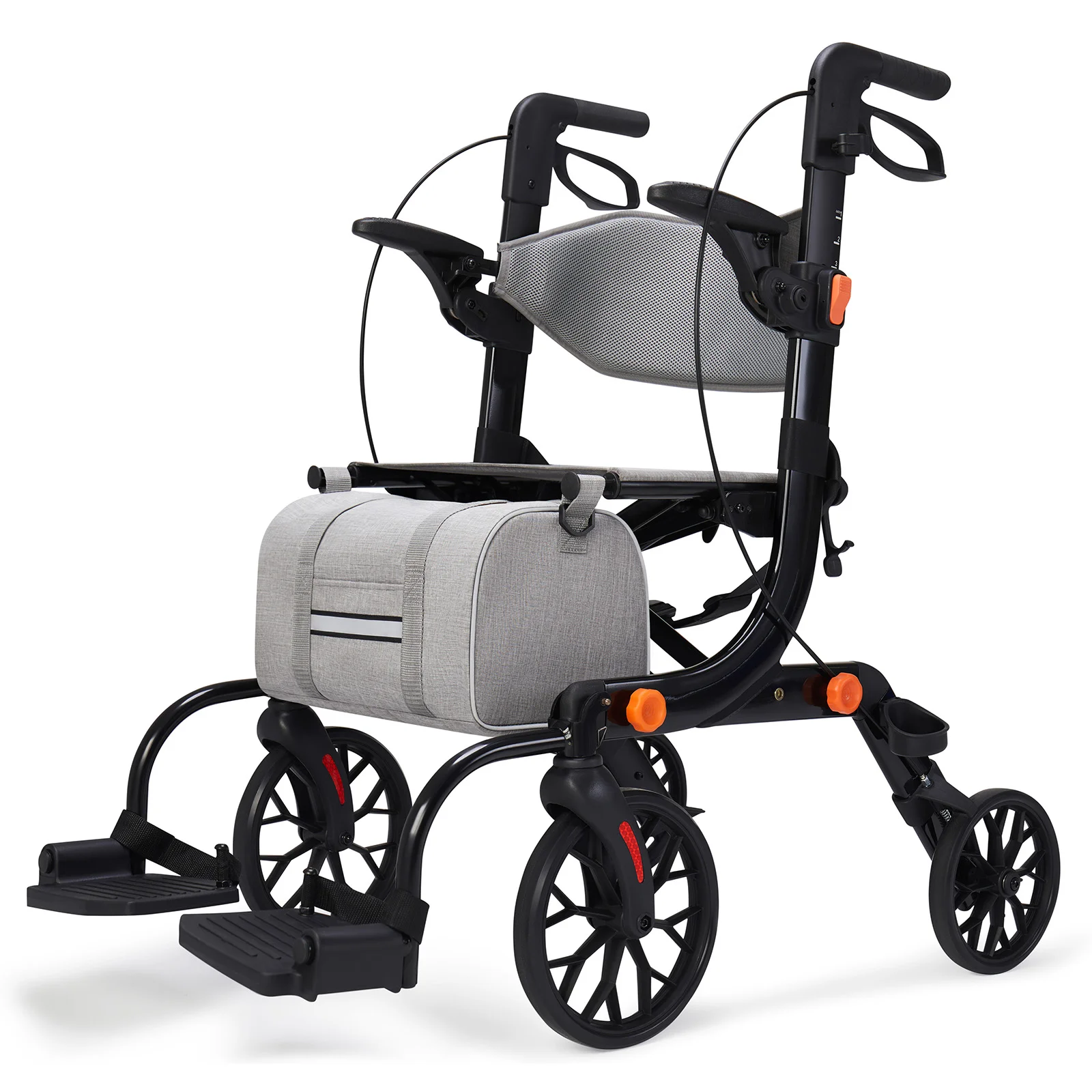 Amazon Listing Design for a 2-in-1 Rollator Transport Chair ecommerce product visual