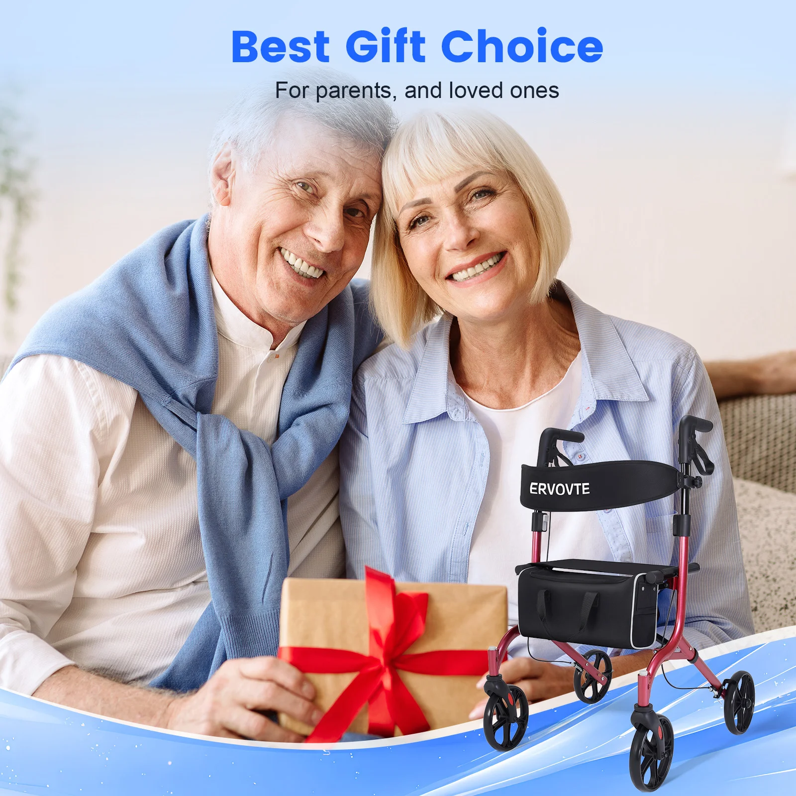 Rollator Walker Amazon Listing Design ecommerce product visual