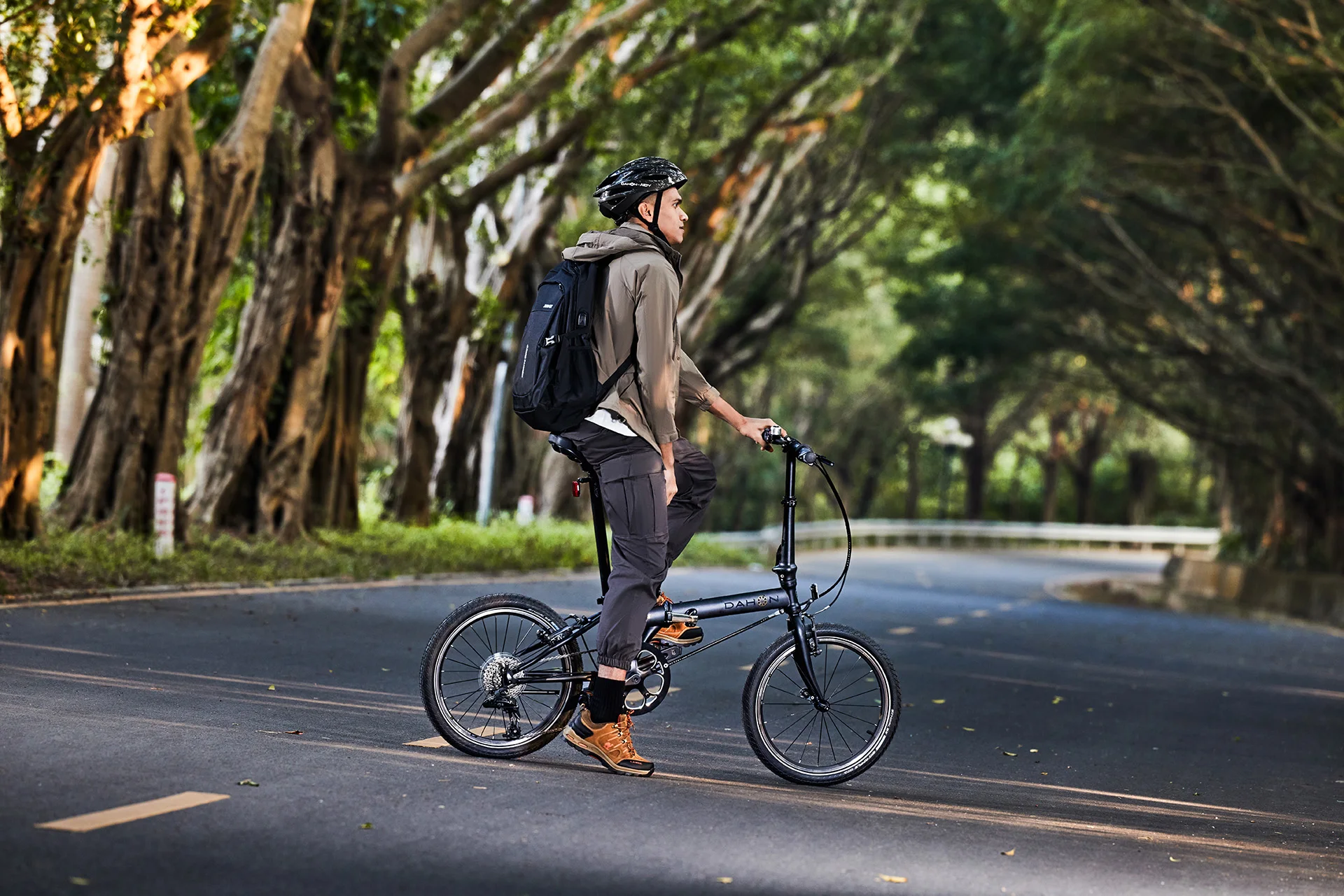 Folding Bicycle Lifestyle Photography ecommerce product visual