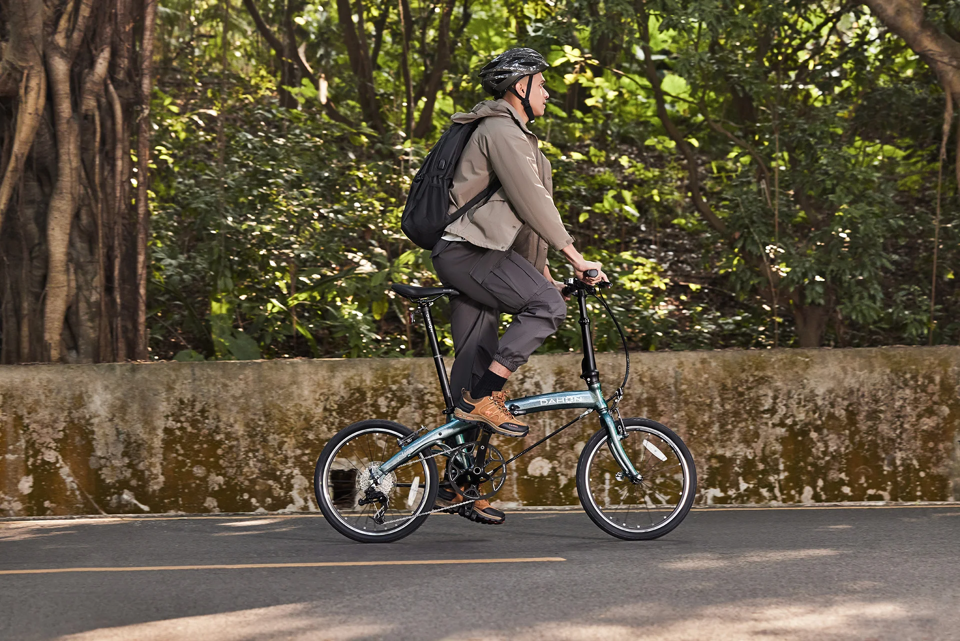 Folding Bicycle Lifestyle Photography ecommerce product visual