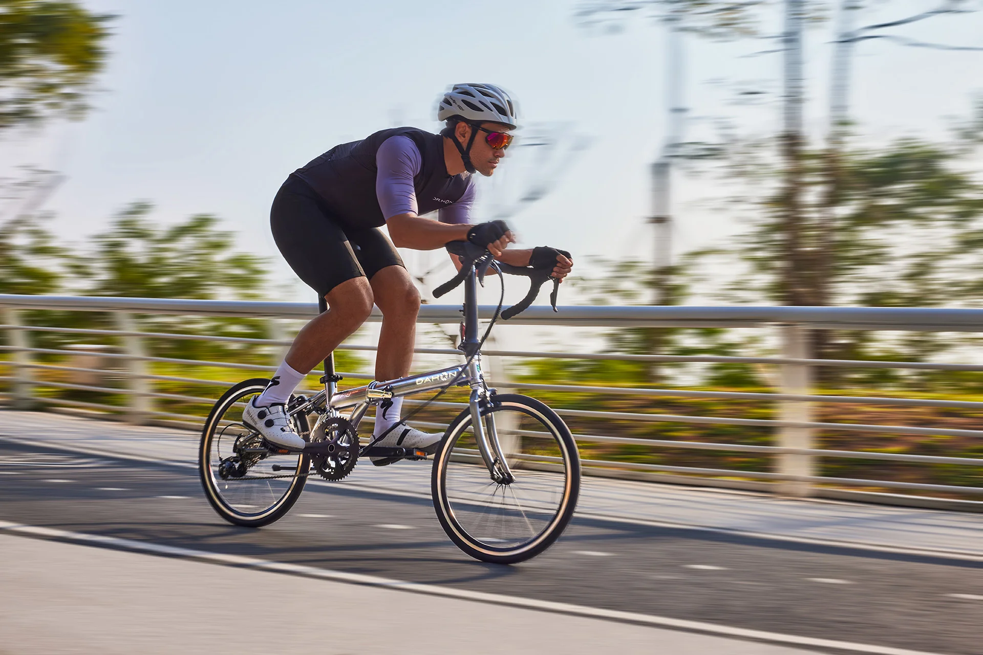 Folding Bicycle Lifestyle Photography ecommerce product visual