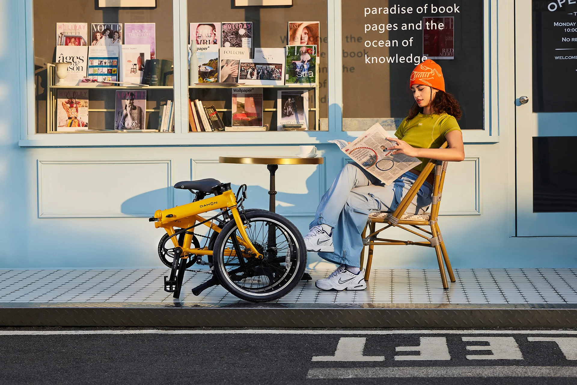Folding Bicycle Lifestyle Photography ecommerce product visual