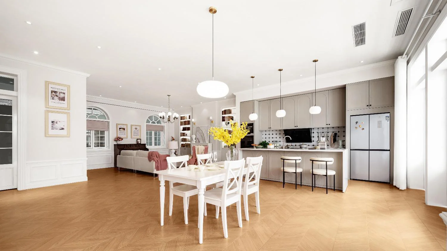 020 Residential Studio Base Dining studio scene reference