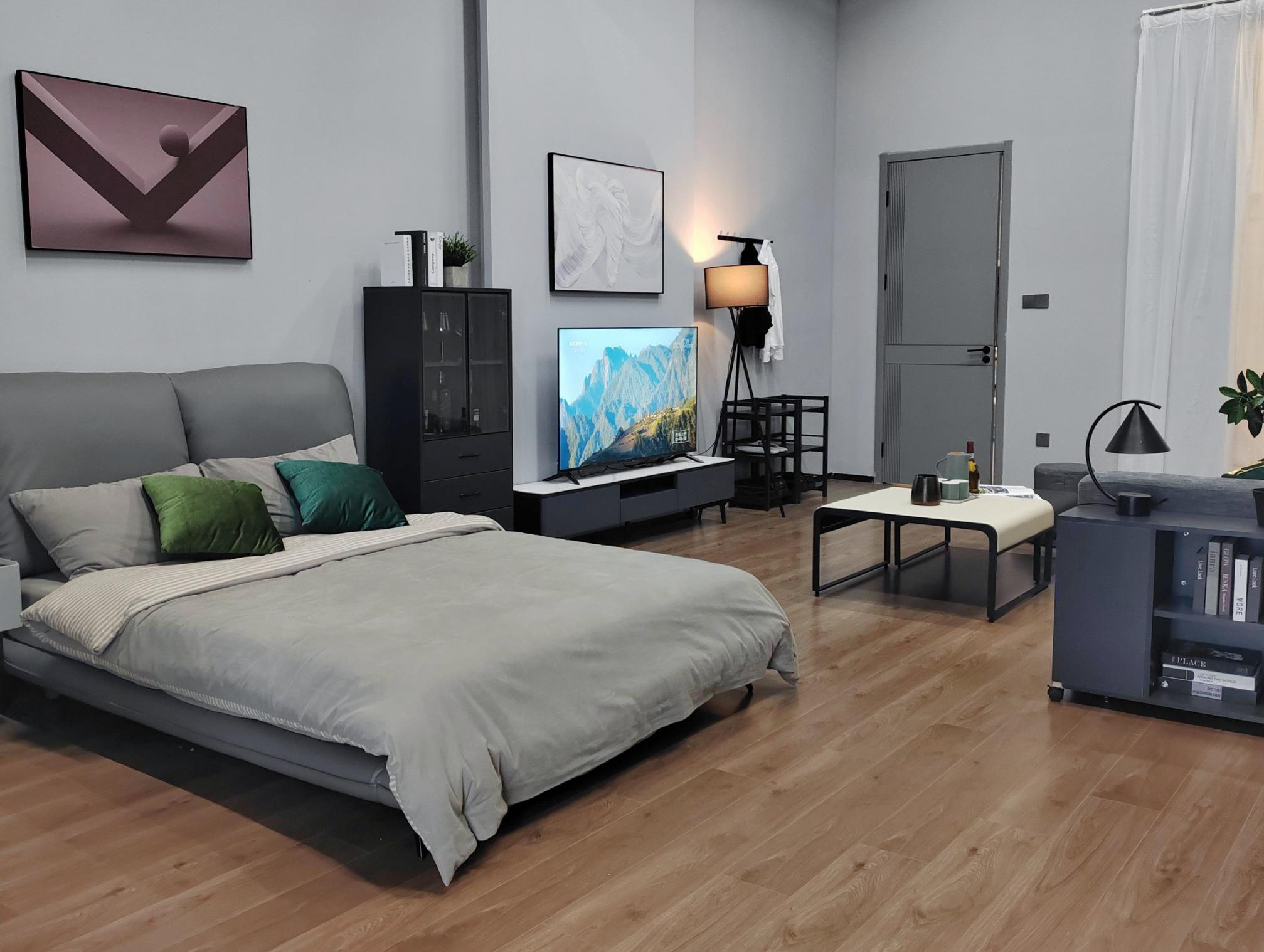 Tiancang Dark Minimal Studio Apartment studio scene reference