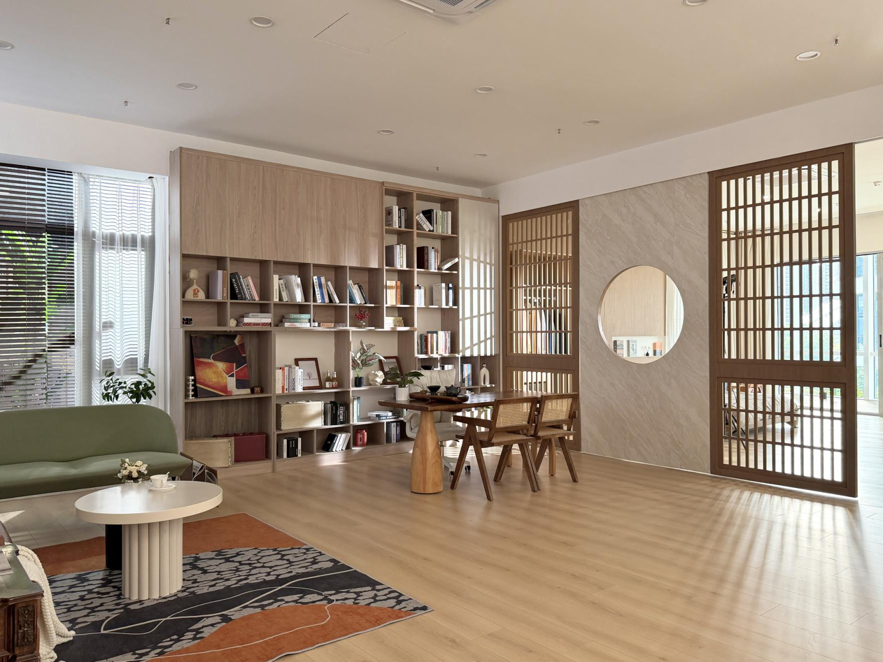 Tiancang Mid Century Open Plan Home studio scene reference