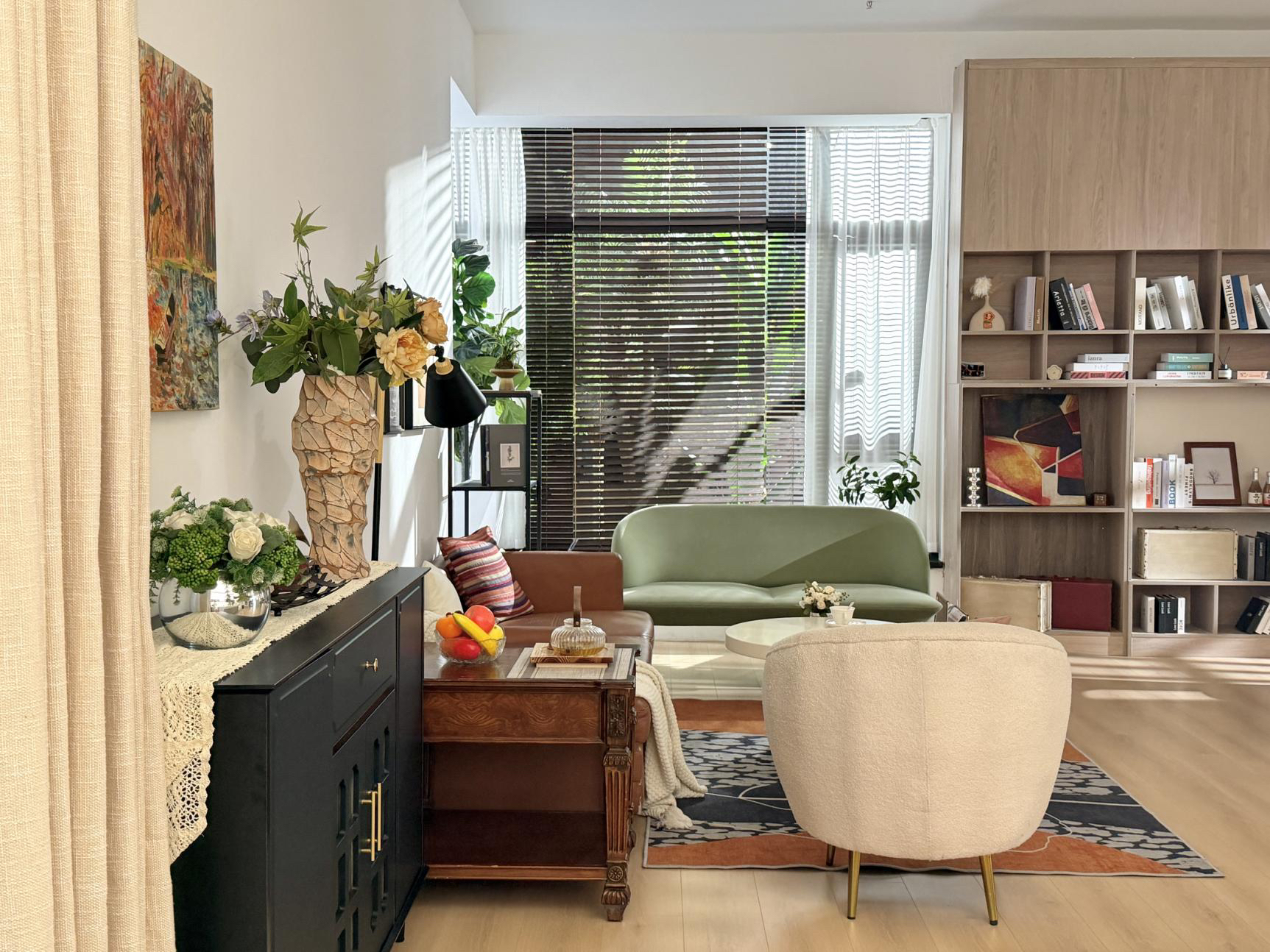 Tiancang Mid Century Open Plan Home studio scene reference