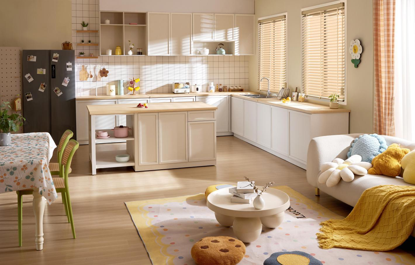 Youpai Colorful Dopamine Apartment studio scene reference