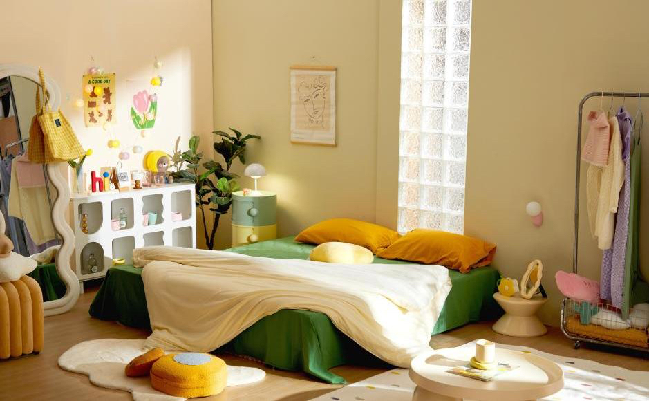 Youpai Colorful Dopamine Apartment studio scene reference