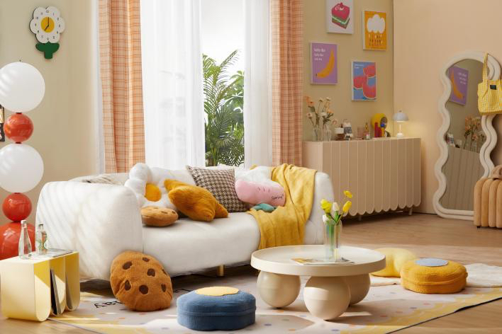 Youpai Colorful Dopamine Apartment studio scene reference