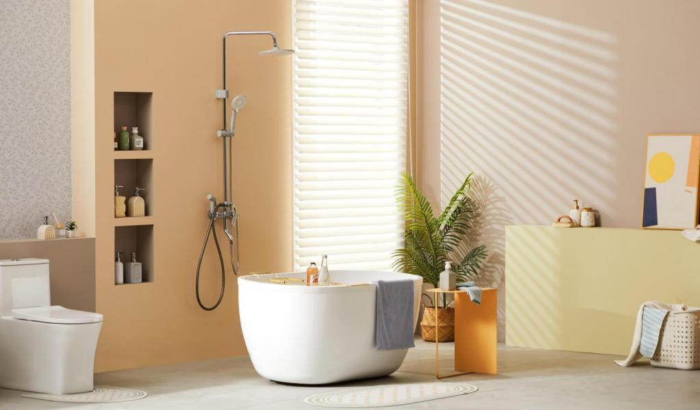 Youpai Cream Bathroom studio scene reference