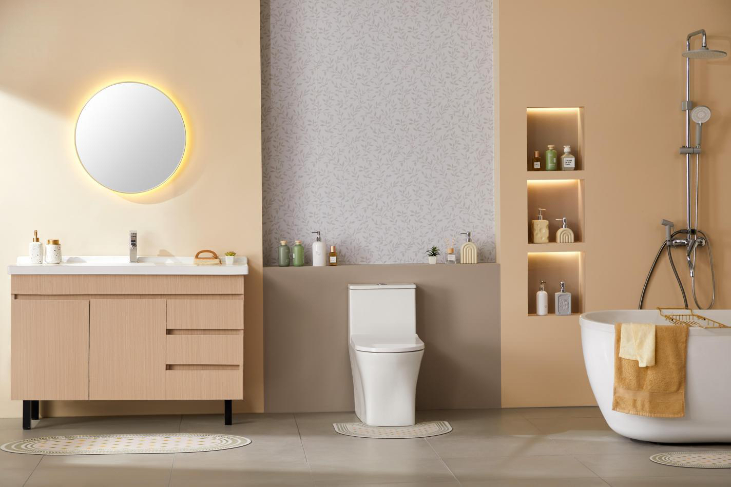 Youpai Cream Bathroom studio scene reference