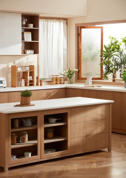 Youpai Warm Wood Natural Home studio scene reference
