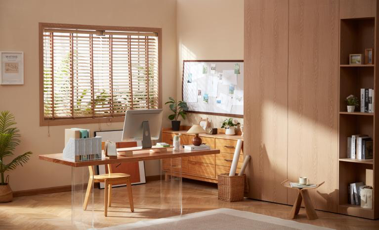 Youpai Warm Wood Natural Home studio scene reference