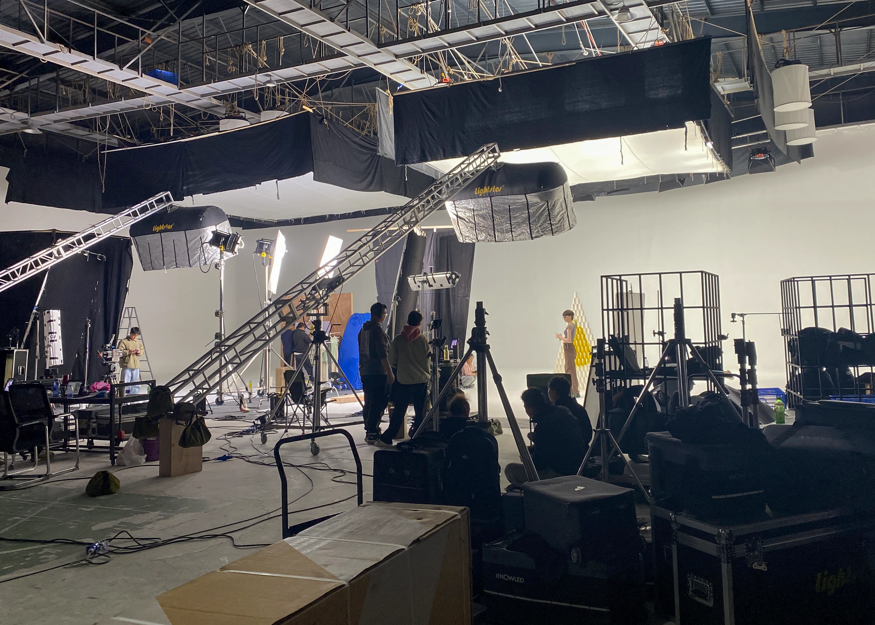 Product sample production setup
