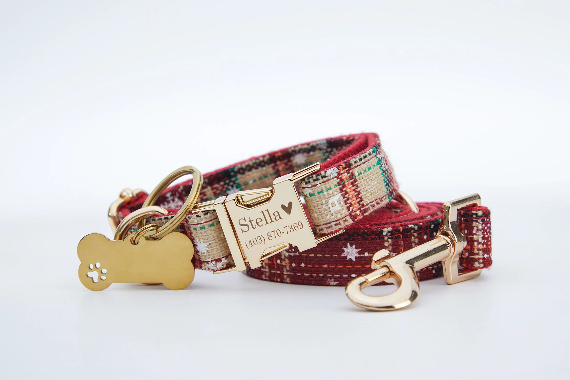 Personalized Pet Accessories ecommerce product visual