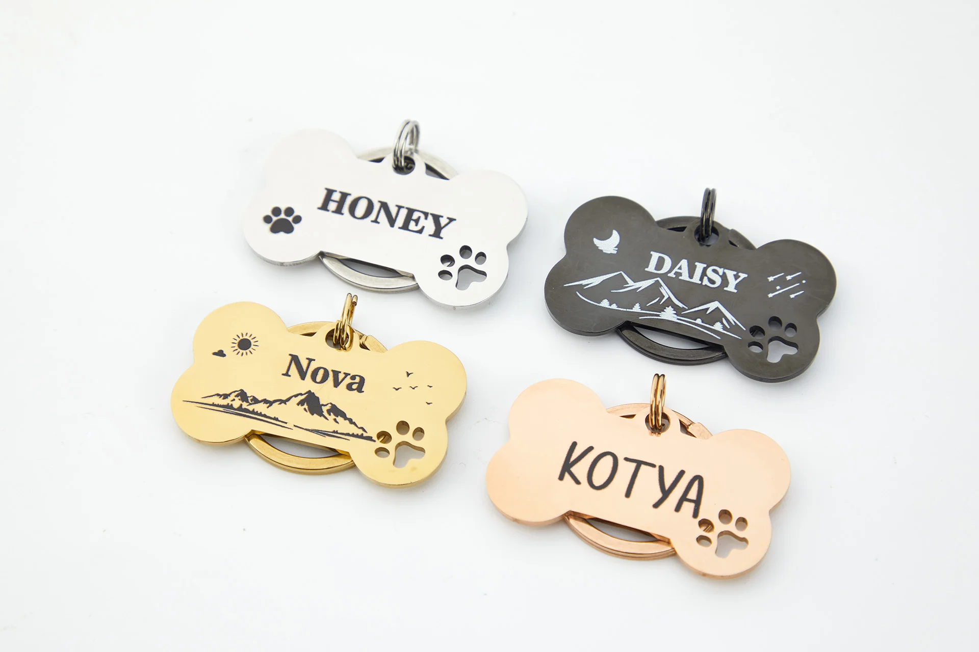 Personalized Pet Accessories ecommerce product visual