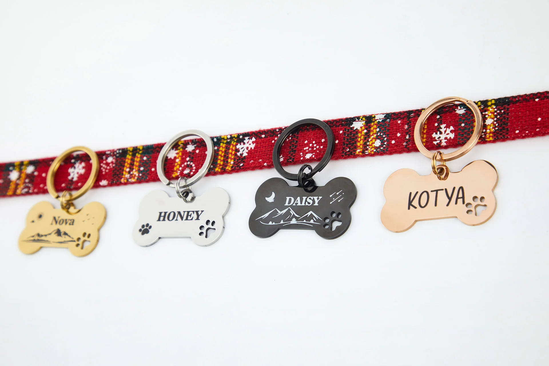 Personalized Pet Accessories ecommerce product visual