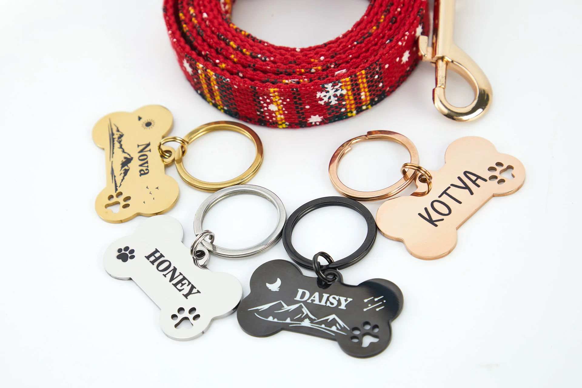 Personalized Pet Accessories ecommerce product visual