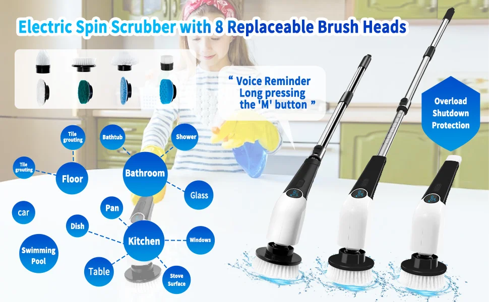 Electric Spin Scrubber – Amazon Visual Content System ecommerce product visual