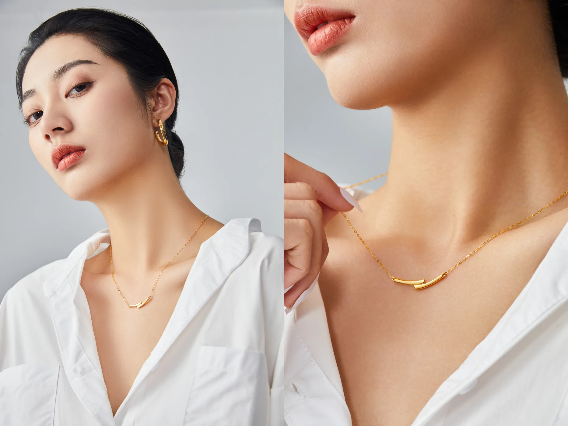 Earring and Jewelry Model Photography commercial photography example