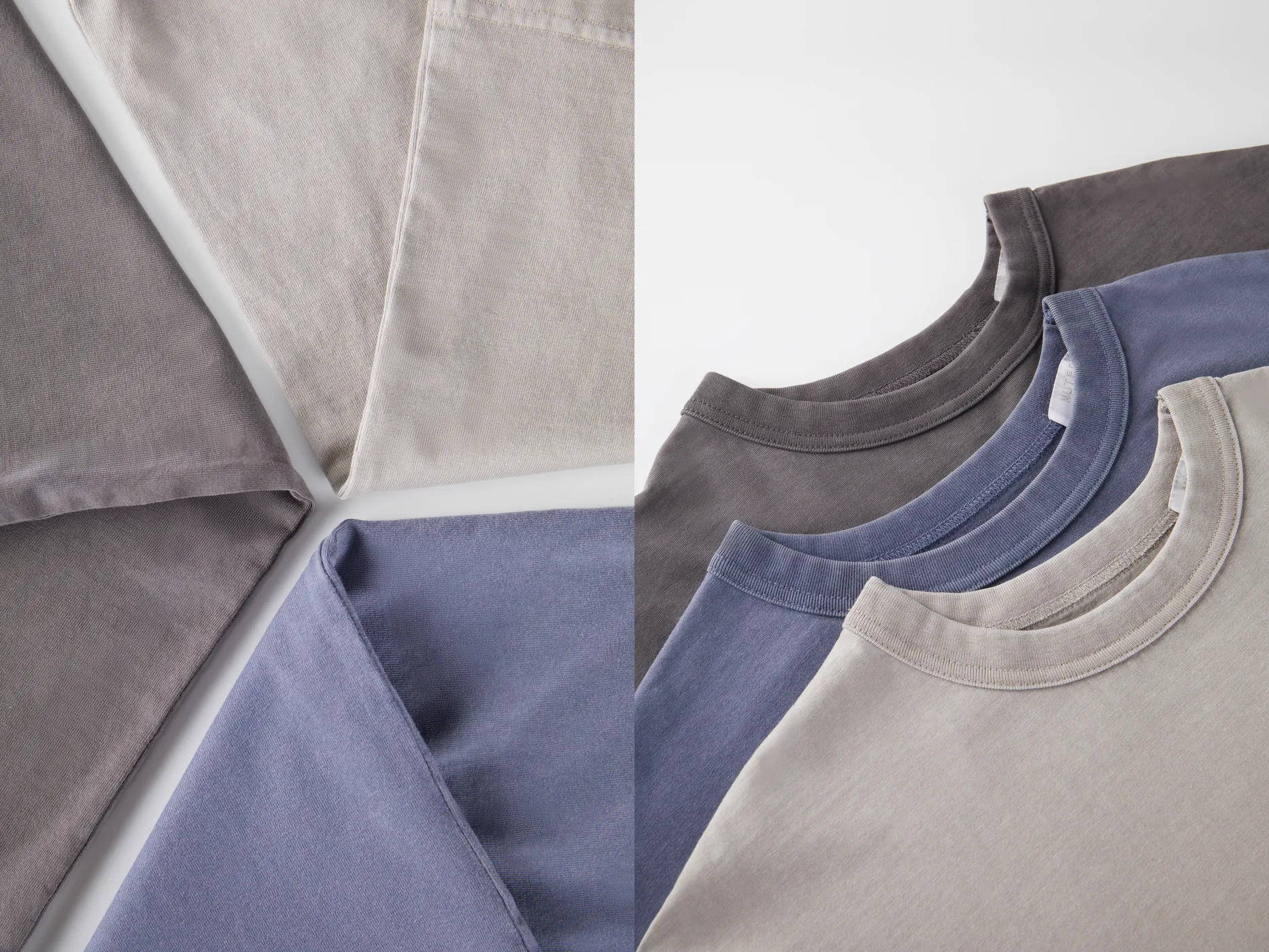 Grey Knitwear Product Photography visual production example